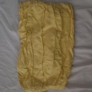 A New Day Small Yellow strapless top with side zipper